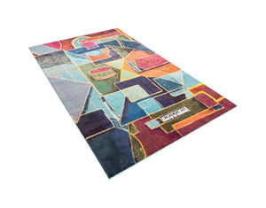 Multicolor 5' 3 x 8' Haerfest Rectangle Area Rug Abstract Super Colorful Modern Vivid Carpet for Unique Interior Design Room Decorating for Sale at Rug Engine