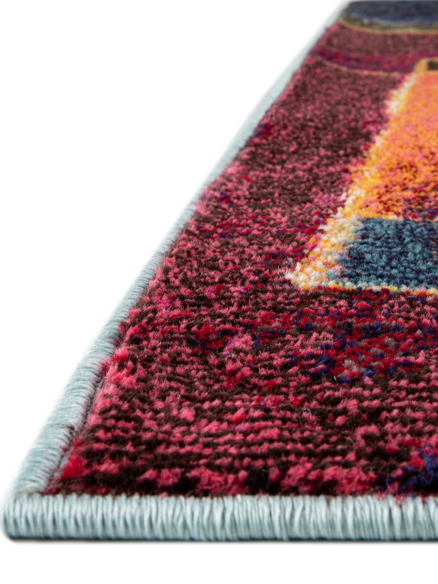 Multicolor 2' x 8' Haerfest Runner Area Rug Abstract Super Colorful Modern Vivid Carpet for Unique Interior Design Room Decorating for Sale at Rug Engine