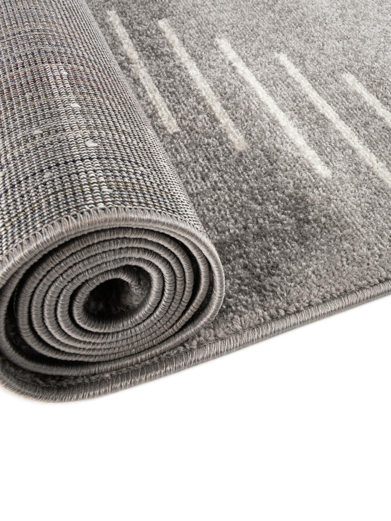 Gray and Ivory 10' x 13' 1 Kai Rectangle Area Rug Easy Clean 100% Polypropylene With Cotton Backing Modern Geometric Carpet for Living, Dining, Office, Bedroom for Sale at Rug Engine