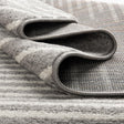 Gray and Ivory 10' x 13' 1 Kai Rectangle Area Rug Easy Clean 100% Polypropylene With Cotton Backing Modern Geometric Carpet for Living, Dining, Office, Bedroom for Sale at Rug Engine