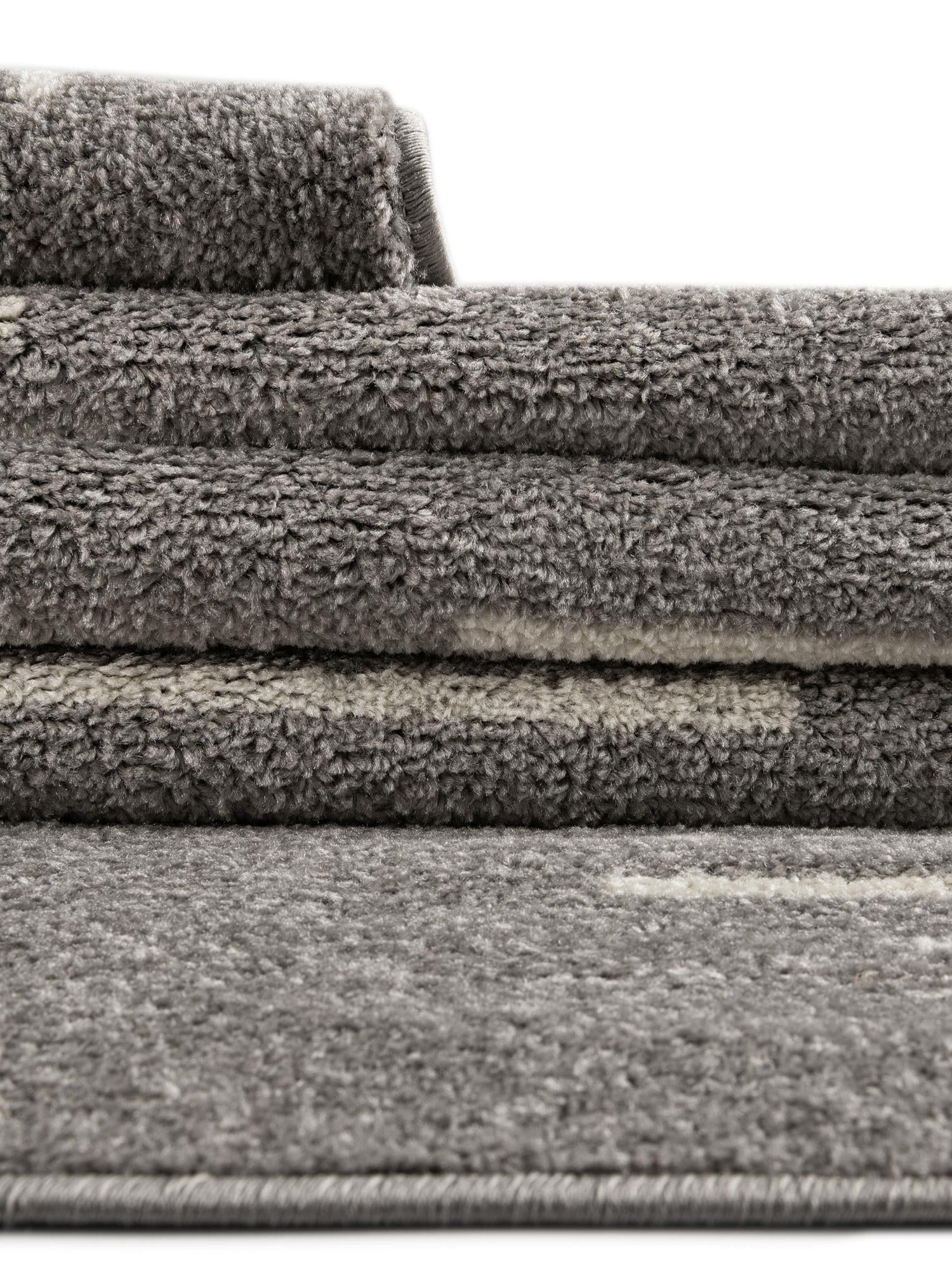 Gray and Ivory 10' x 13' 1 Kai Rectangle Area Rug Easy Clean 100% Polypropylene With Cotton Backing Modern Geometric Carpet for Living, Dining, Office, Bedroom for Sale at Rug Engine