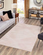Pink 2' x 3' 1 Kai Rectangle Area Rug Easy Clean 100% Polypropylene With Cotton Backing Modern Geometric Carpet for Living, Dining, Office, Bedroom for Sale at Rug Engine