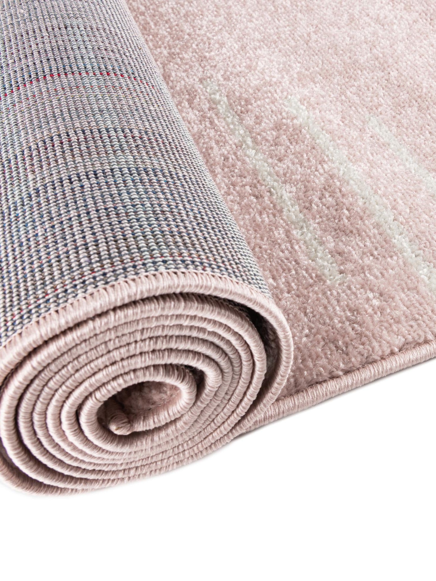 Pink 4' 1 x 6' 1 Kai Rectangle Area Rug Easy Clean 100% Polypropylene With Cotton Backing Modern Geometric Carpet for Living, Dining, Office, Bedroom for Sale at Rug Engine