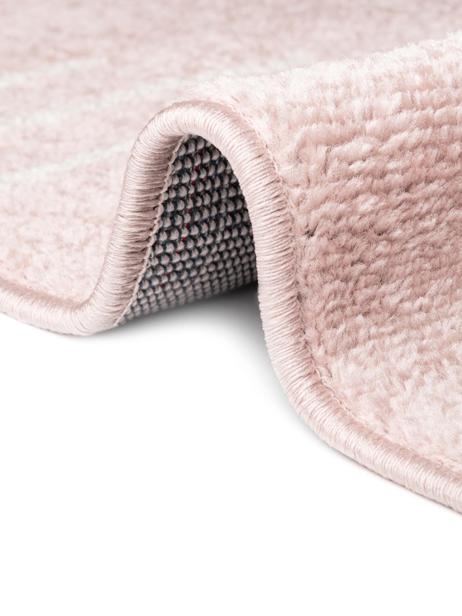 Pink 7' 10 x 7' 10 Kai Round Area Rug Easy Clean 100% Polypropylene With Cotton Backing Modern Geometric Carpet for Living, Dining, Office, Bedroom for Sale at Rug Engine