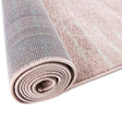 Pink 4' 1 x 4' 1 Kai Round Area Rug Easy Clean 100% Polypropylene With Cotton Backing Modern Geometric Carpet for Living, Dining, Office, Bedroom for Sale at Rug Engine