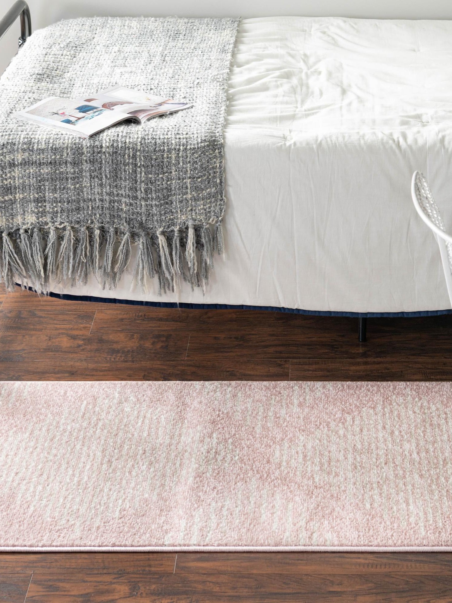 Pink 2' x 6' 1 Kai Runner Area Rug Easy Clean 100% Polypropylene With Cotton Backing Modern Geometric Carpet for Living, Dining, Office, Bedroom for Sale at Rug Engine