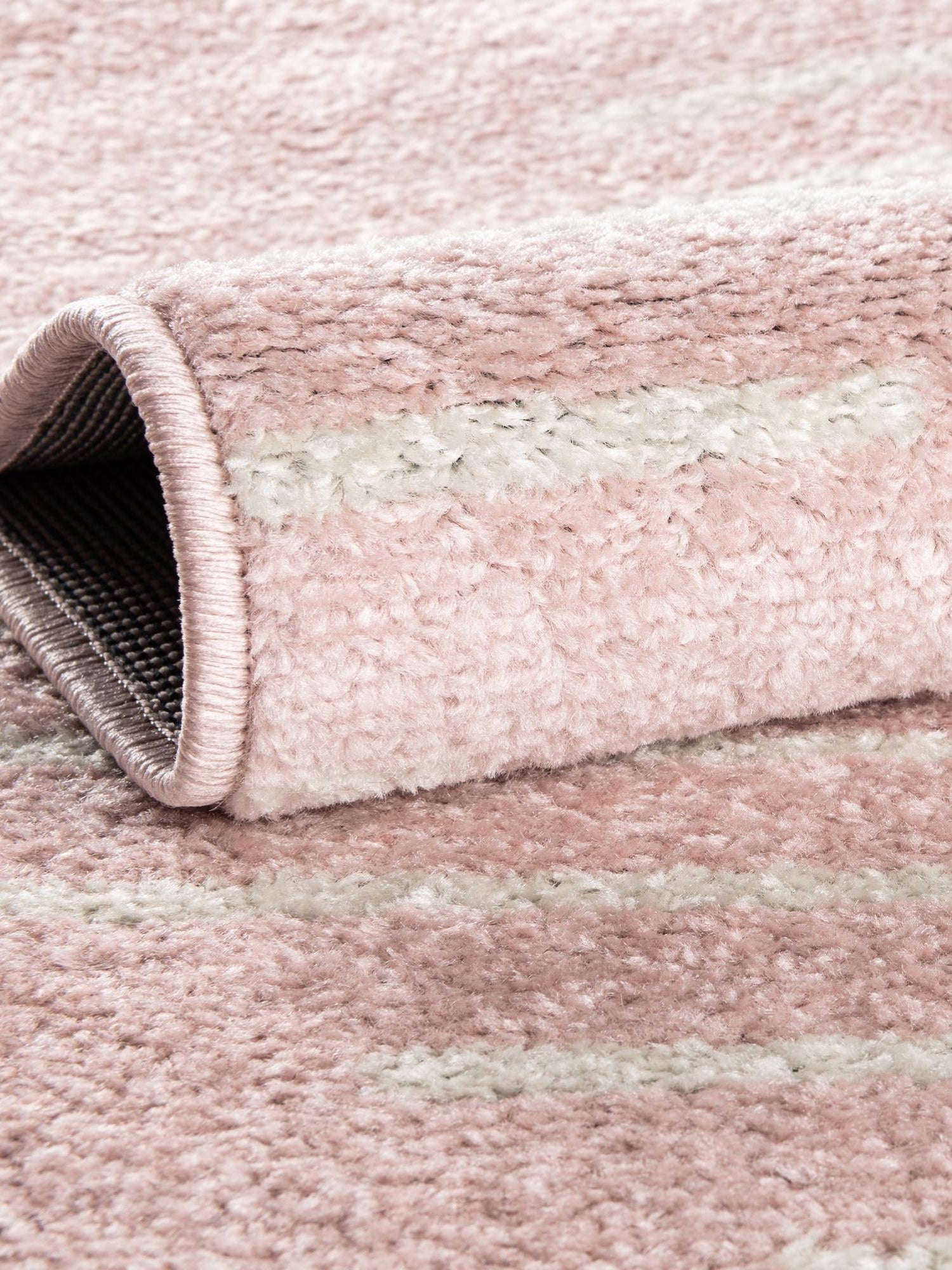 Pink 2' x 8' Kai Runner Area Rug Easy Clean 100% Polypropylene With Cotton Backing Modern Geometric Carpet for Living, Dining, Office, Bedroom for Sale at Rug Engine