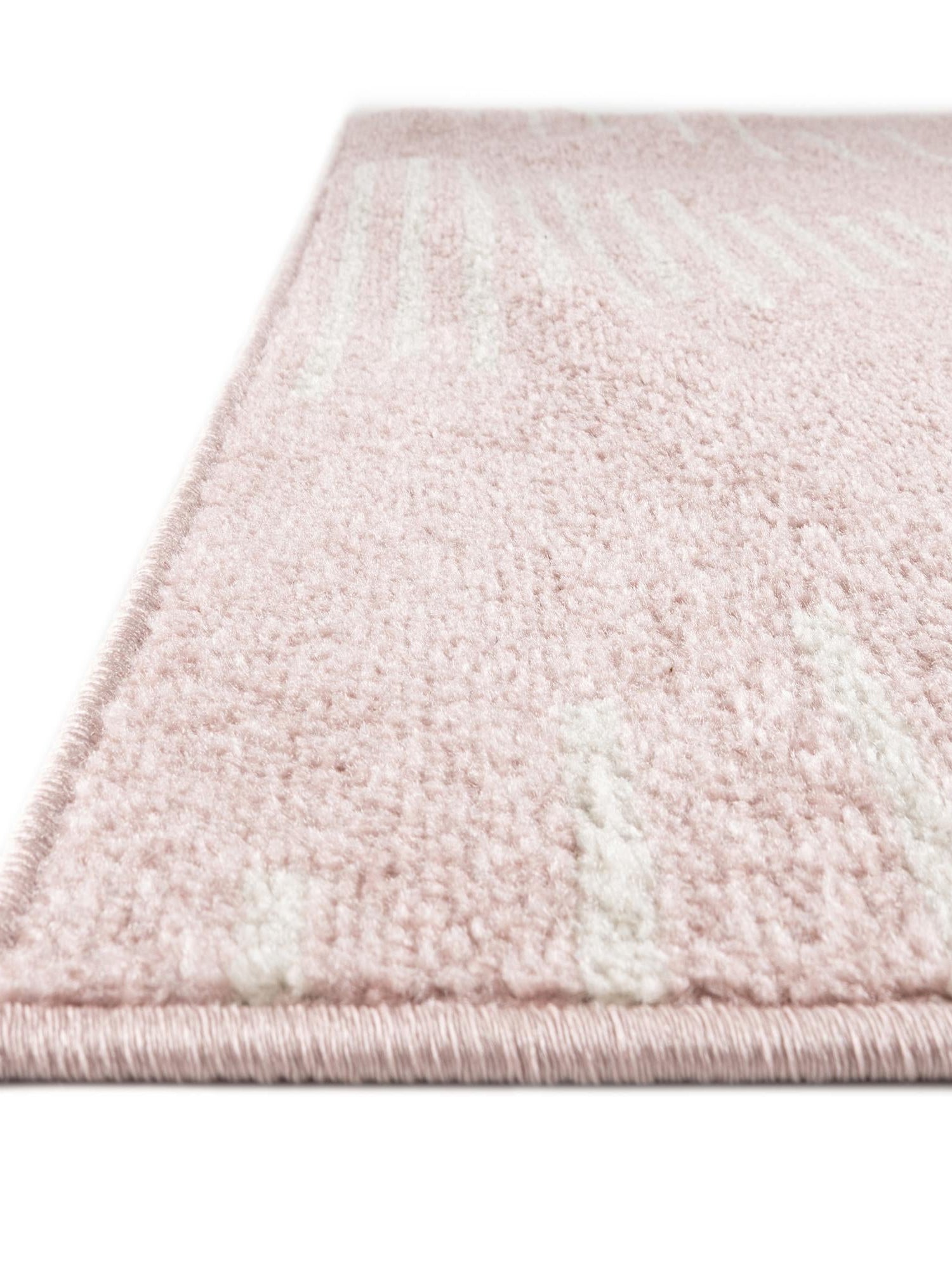 Pink 2' x 6' 1 Kai Runner Area Rug Easy Clean 100% Polypropylene With Cotton Backing Modern Geometric Carpet for Living, Dining, Office, Bedroom for Sale at Rug Engine