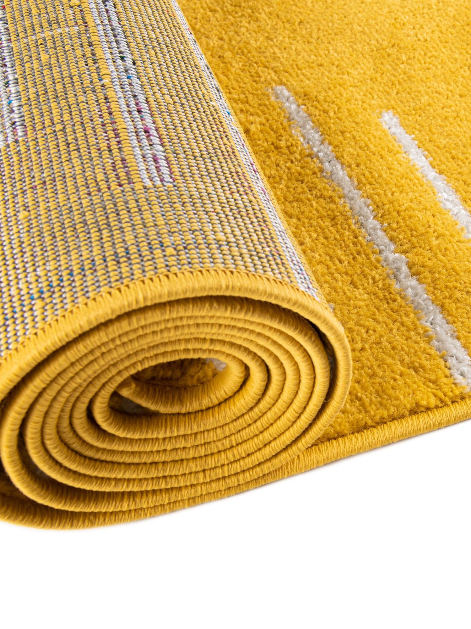 Yellow 10' x 13' 1 Kai Rectangle Area Rug Easy Clean 100% Polypropylene With Cotton Backing Modern Geometric Carpet for Living, Dining, Office, Bedroom for Sale at Rug Engine