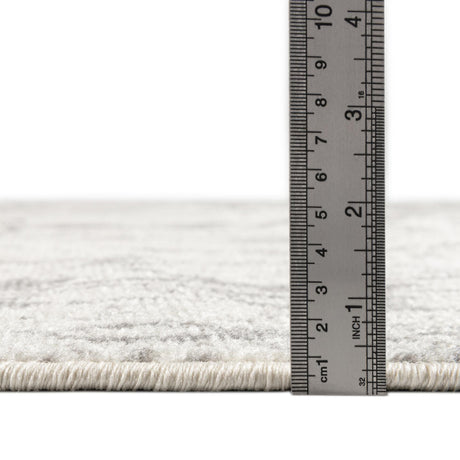 Ivory and Gray 7' 1 x 10' Lennon Rectangle Area Rug 100% Polypropylene Vintage Distressed Look Modern Contemporary Carpet for Home Decor for Sale at Rug Engine