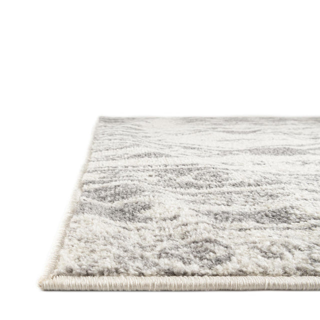 Ivory and Gray 6' 1 x 9' Lennon Rectangle Area Rug 100% Polypropylene Vintage Distressed Look Modern Contemporary Carpet for Home Decor for Sale at Rug Engine