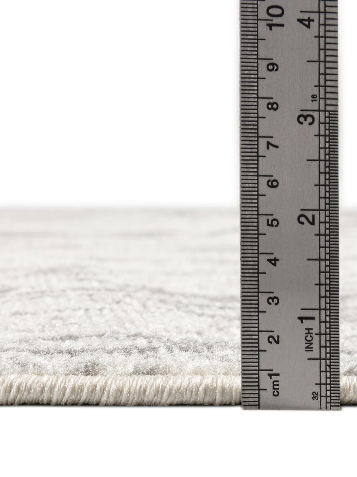 Ivory and Gray 10' x 10' Lennon Round Area Rug 100% Polypropylene Vintage Distressed Look Modern Contemporary Carpet for Home Decor for Sale at Rug Engine