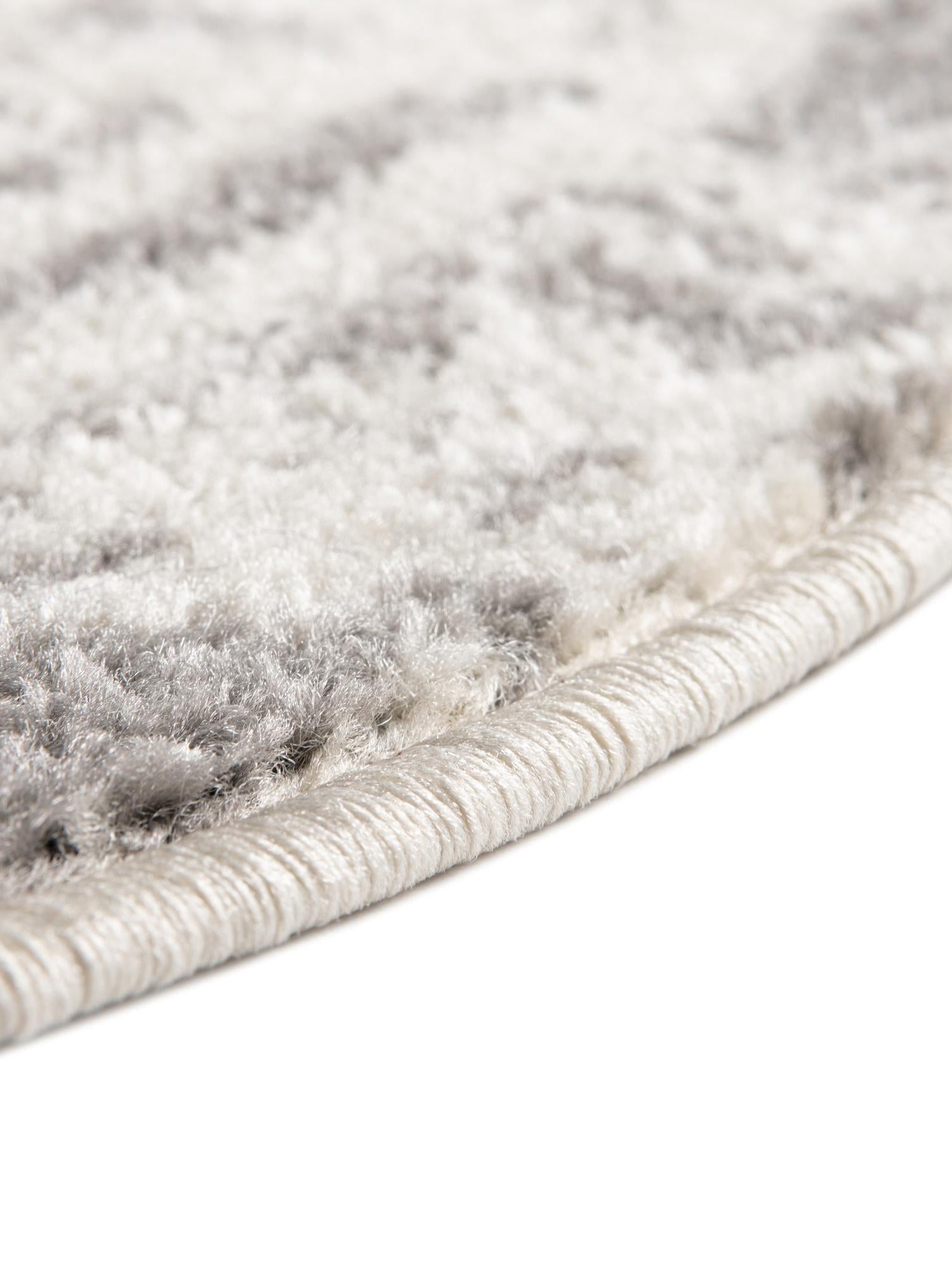 Ivory and Gray 4' 1 x 4' 1 Lennon Round Area Rug 100% Polypropylene Vintage Distressed Look Modern Contemporary Carpet for Home Decor for Sale at Rug Engine