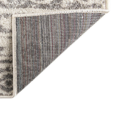 Ivory and Gray 10' x 10' Lennon Square Area Rug 100% Polypropylene Vintage Distressed Look Modern Contemporary Carpet for Home Decor for Sale at Rug Engine