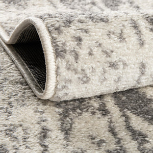 Ivory and Gray 2' x 5' Lennon Runner Rug