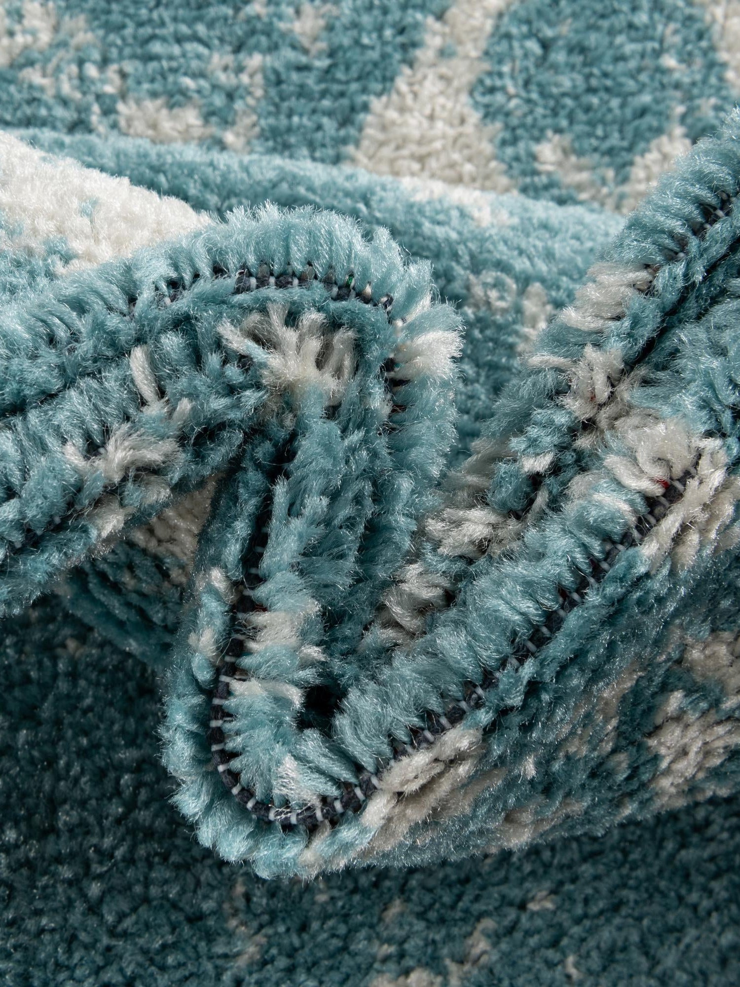 Light Blue 6' 1 x 9' Lennon Rectangle Area Rug 100% Polypropylene Vintage Distressed Look Modern Contemporary Carpet for Home Decor for Sale at Rug Engine