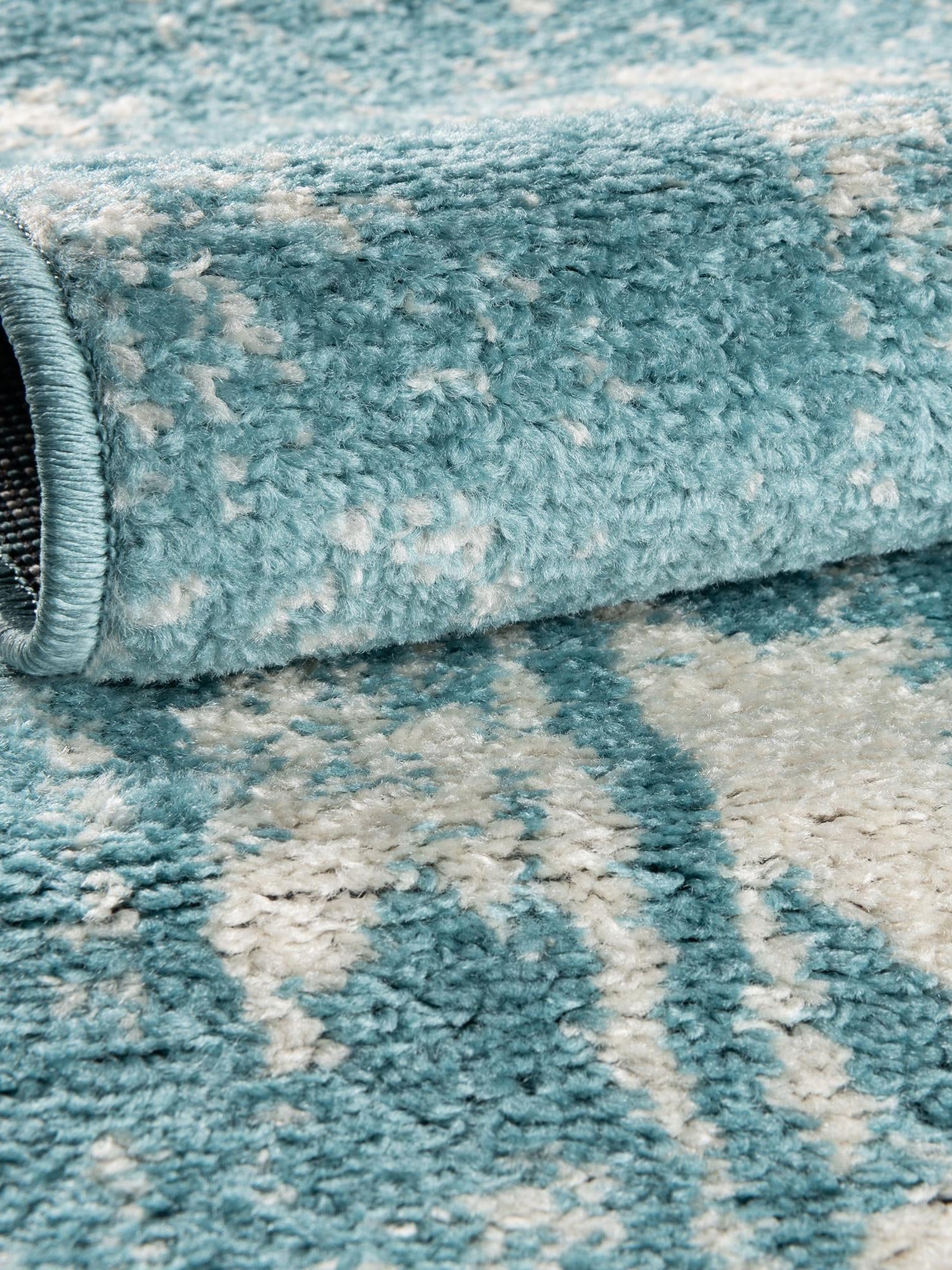 Light Blue 3' 3 x 12' Lennon Runner Area Rug 100% Polypropylene Vintage Distressed Look Modern Contemporary Carpet for Home Decor for Sale at Rug Engine