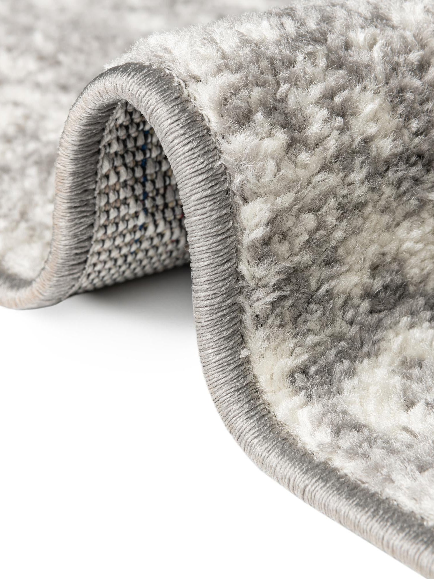 Gray and Ivory 5' 3 x 5' 3 Lennon Square Area Rug 100% Polypropylene Vintage Distressed Look Modern Contemporary Carpet for Home Decor for Sale at Rug Engine