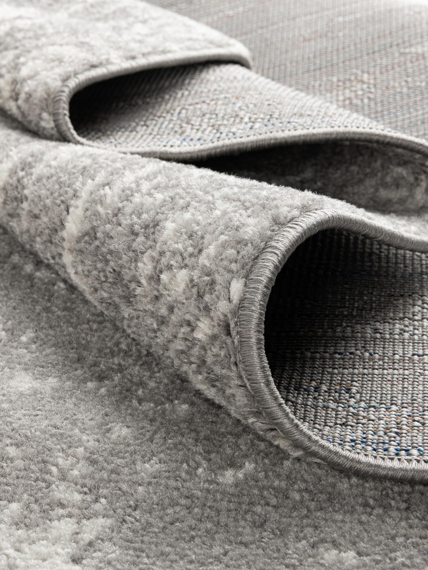 Gray and Ivory 7' 1 x 7' 1 Lennon Square Area Rug 100% Polypropylene Vintage Distressed Look Modern Contemporary Carpet for Home Decor for Sale at Rug Engine