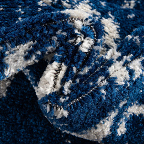 Navy Blue 2' x 3' 1 Lennon Rectangle Area Rug 100% Polypropylene Vintage Distressed Look Modern Contemporary Carpet for Home Decor for Sale at Rug Engine