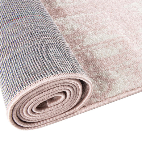 Pink 9' x 12' Lennon Rectangle Area Rug 100% Polypropylene Vintage Distressed Look Modern Contemporary Carpet for Home Decor for Sale at Rug Engine