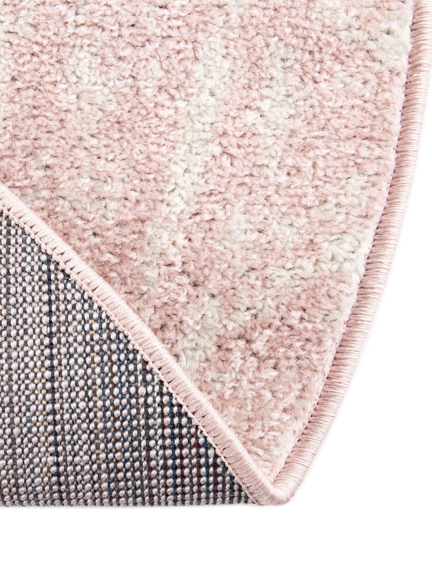 Pink 10' x 10' Lennon Round Area Rug 100% Polypropylene Vintage Distressed Look Modern Contemporary Carpet for Home Decor for Sale at Rug Engine