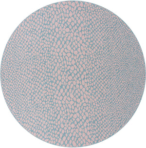 Pink and Aqua 10' 8 x 10' 8 Jill Zarin Outdoor Round Area Rug Weather Resistant for Patio, Deck, Terrace, Balcony, Porch Durable 100% Polypropylene Carpet for Outside for Sale at Rug Engine