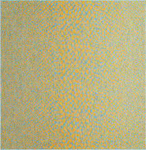 Yellow and Aqua 10' 8 x 10' 8 Jill Zarin Outdoor Square Area Rug Weather Resistant for Patio, Deck, Terrace, Balcony, Porch Durable 100% Polypropylene Carpet for Outside for Sale at Rug Engine