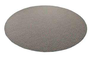 Pink and Aqua 10' 8 x 10' 8 Jill Zarin Outdoor Round Area Rug Weather Resistant for Patio, Deck, Terrace, Balcony, Porch Durable 100% Polypropylene Carpet for Outside for Sale at Rug Engine
