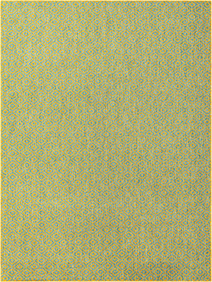 Yellow and Aqua 7' 10 x 10' Jill Zarin Outdoor Rectangle Area Rug Weather Resistant for Patio, Deck, Terrace, Balcony, Porch Durable 100% Polypropylene Carpet for Outside for Sale at Rug Engine