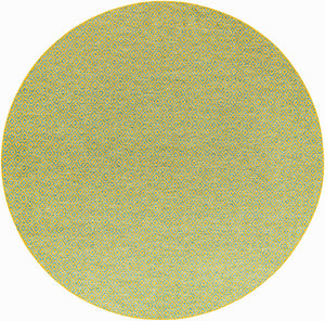 Yellow and Aqua 13' 1 x 13' 1 Jill Zarin Outdoor Round Area Rug Weather Resistant for Patio, Deck, Terrace, Balcony, Porch Durable 100% Polypropylene Carpet for Outside for Sale at Rug Engine