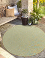 Yellow and Aqua 13' 1 x 13' 1 Jill Zarin Outdoor Round Area Rug Weather Resistant for Patio, Deck, Terrace, Balcony, Porch Durable 100% Polypropylene Carpet for Outside for Sale at Rug Engine