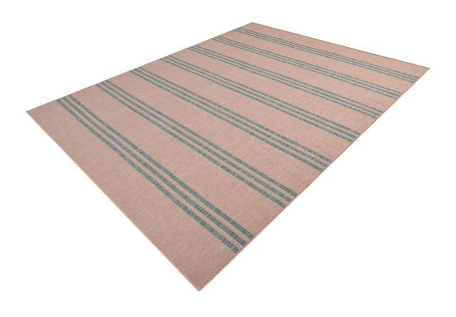 Pink and Aqua 7' 10 x 10' Jill Zarin Outdoor Rectangle Area Rug Weather Resistant for Patio, Deck, Terrace, Balcony, Porch Durable 100% Polypropylene Carpet for Outside for Sale at Rug Engine