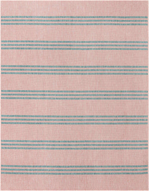 Pink and Aqua 7' 10 x 10' Jill Zarin Outdoor Rectangle Area Rug Weather Resistant for Patio, Deck, Terrace, Balcony, Porch Durable 100% Polypropylene Carpet for Outside for Sale at Rug Engine