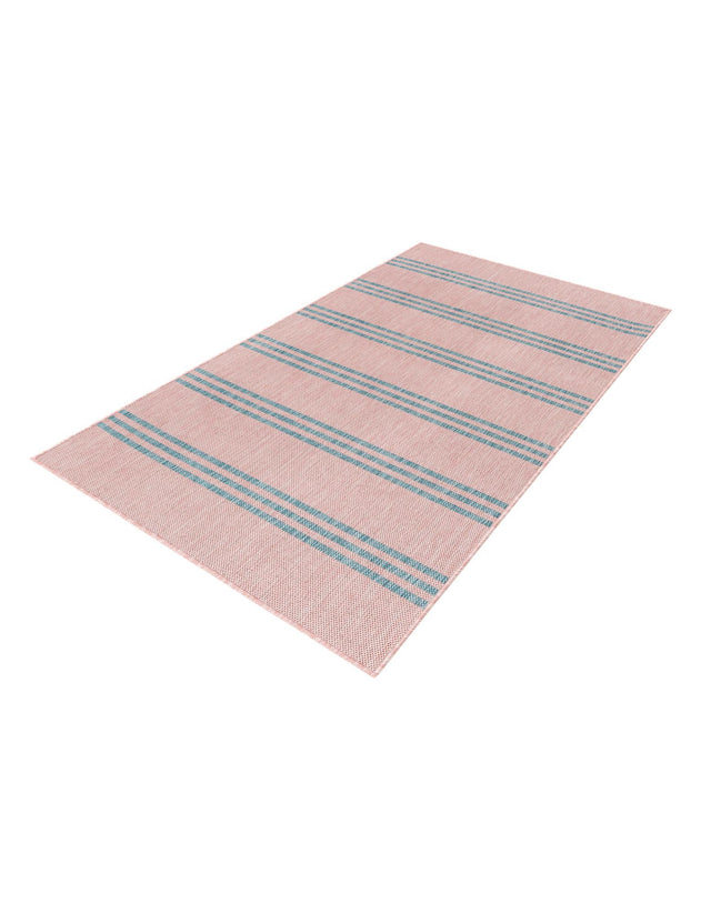 Pink and Aqua 3' 1 x 5' 3 Jill Zarin Outdoor Rectangle Area Rug Weather Resistant for Patio, Deck, Terrace, Balcony, Porch Durable 100% Polypropylene Carpet for Outside for Sale at Rug Engine
