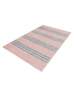 Pink and Aqua 2' x 3' 1 Jill Zarin Outdoor Rectangle Area Rug Weather Resistant for Patio, Deck, Terrace, Balcony, Porch Durable 100% Polypropylene Carpet for Outside for Sale at Rug Engine