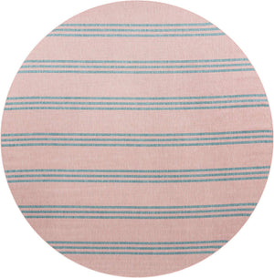 Pink and Aqua 13' 1 x 13' 1 Jill Zarin Outdoor Round Area Rug Weather Resistant for Patio, Deck, Terrace, Balcony, Porch Durable 100% Polypropylene Carpet for Outside for Sale at Rug Engine