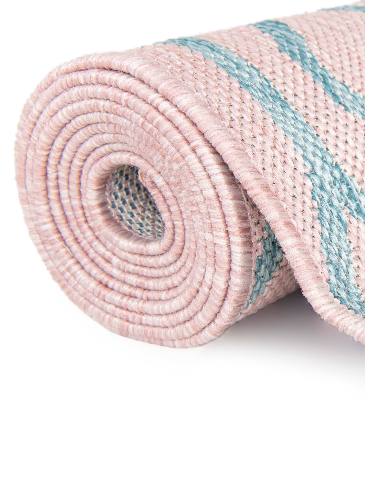 Pink and Aqua 2' x 6' 1 Jill Zarin Outdoor Runner Area Rug Weather Resistant for Patio, Deck, Terrace, Balcony, Porch Durable 100% Polypropylene Carpet for Outside for Sale at Rug Engine