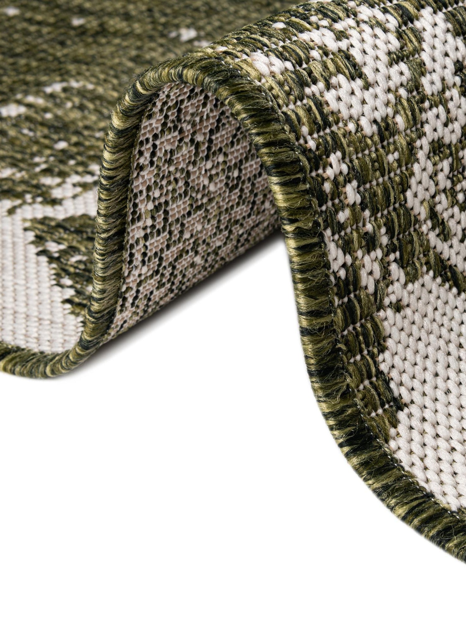 Green 2' x 3' 1 Outdoor Bohemian Rectangle Area Rug Weather Resistant for Patio, Deck, Terrace, Balcony, Porch 100% Polypropylene Boho Carpet Mat for Sale at Rug Engine