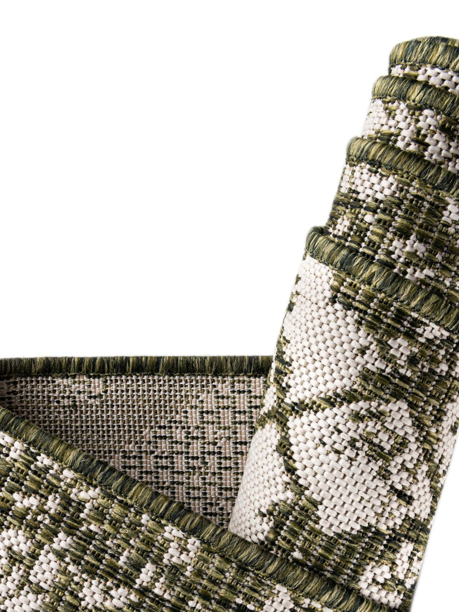 Green 9' x 12' Outdoor Bohemian Rectangle Area Rug Weather Resistant for Patio, Deck, Terrace, Balcony, Porch 100% Polypropylene Boho Carpet Mat for Sale at Rug Engine