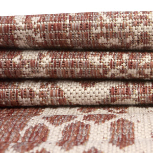 Rust Red 6' 1 x 9' Outdoor Bohemian Rectangle Area Rug Weather Resistant for Patio, Deck, Terrace, Balcony, Porch 100% Polypropylene Boho Carpet Mat for Sale at Rug Engine