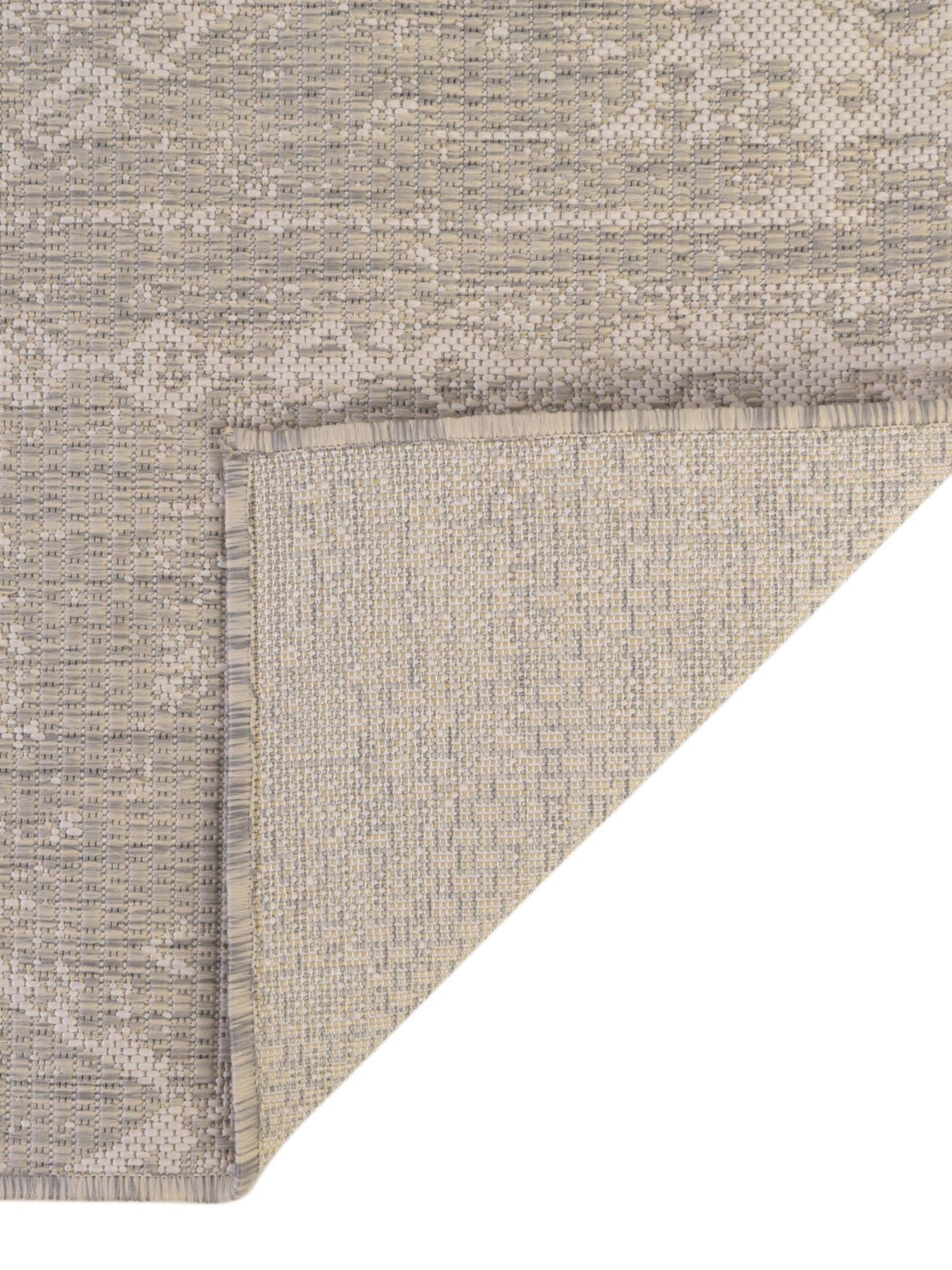 Gray 9' x 12' Outdoor Bohemian Rectangle Area Rug Weather Resistant for Patio, Deck, Terrace, Balcony, Porch 100% Polypropylene Boho Carpet Mat for Sale at Rug Engine
