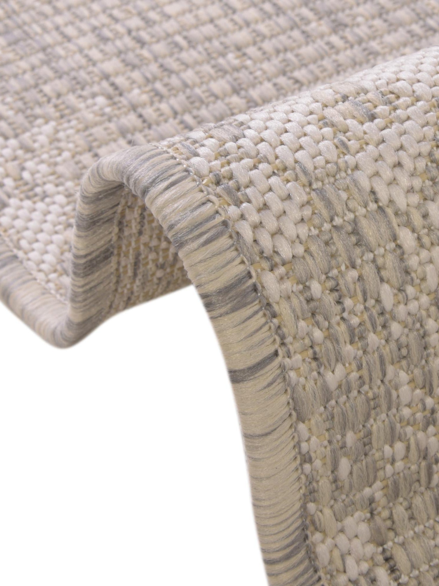 Gray 6' 1 x 6' 1 Outdoor Bohemian Round Area Rug Weather Resistant for Patio, Deck, Terrace, Balcony, Porch 100% Polypropylene Boho Carpet Mat for Sale at Rug Engine