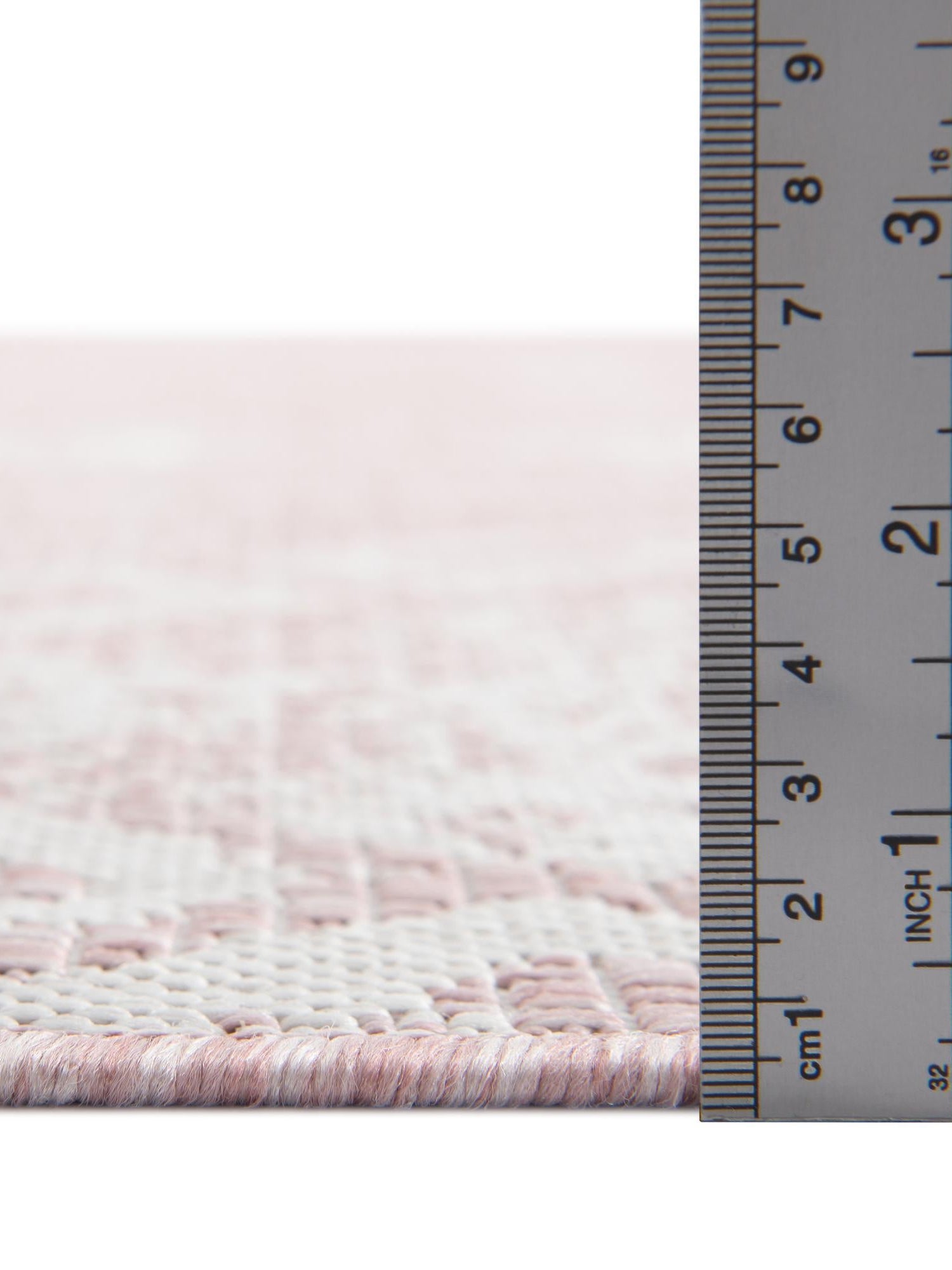 Pink 7' 1 x 10' Outdoor Bohemian Rectangle Area Rug Weather Resistant for Patio, Deck, Terrace, Balcony, Porch 100% Polypropylene Boho Carpet Mat for Sale at Rug Engine