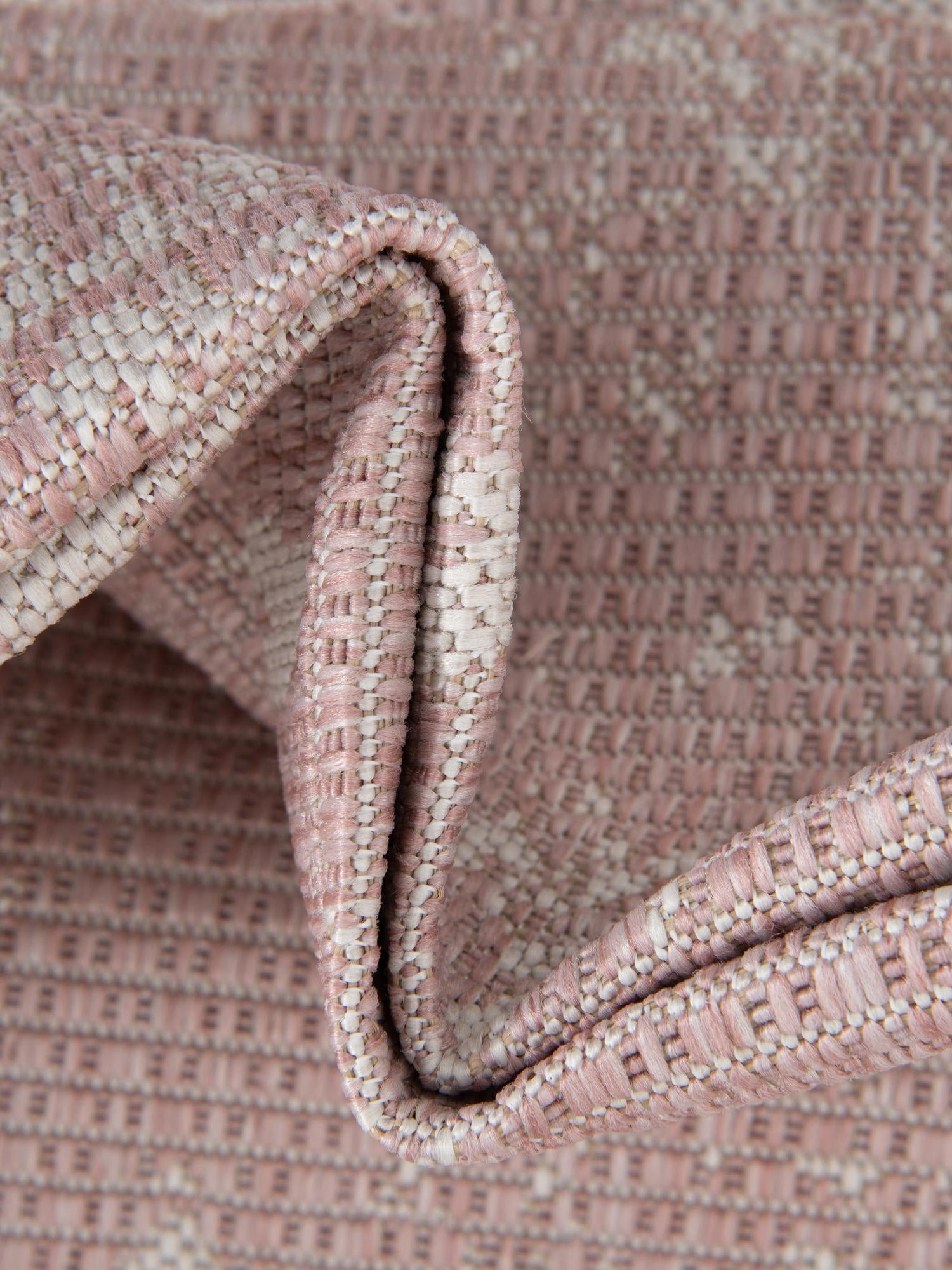Pink 9' x 12' Outdoor Bohemian Rectangle Area Rug Weather Resistant for Patio, Deck, Terrace, Balcony, Porch 100% Polypropylene Boho Carpet Mat for Sale at Rug Engine