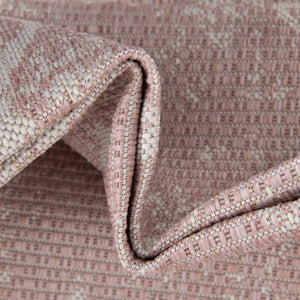 Pink 2' x 8' Outdoor Bohemian Runner Area Rug Weather Resistant for Patio, Deck, Terrace, Balcony, Porch 100% Polypropylene Boho Carpet Mat for Sale at Rug Engine