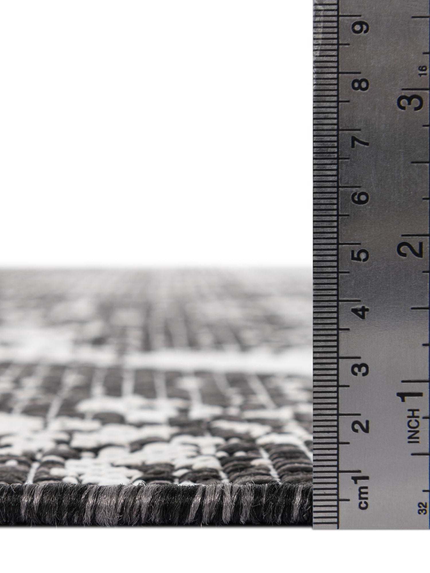 Charcoal Gray 5' 3 x 8' Outdoor Bohemian Rectangle Area Rug Weather Resistant for Patio, Deck, Terrace, Balcony, Porch 100% Polypropylene Boho Carpet Mat for Sale at Rug Engine