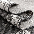 Charcoal Gray 6' 1 x 9' Outdoor Bohemian Rectangle Area Rug Weather Resistant for Patio, Deck, Terrace, Balcony, Porch 100% Polypropylene Boho Carpet Mat for Sale at Rug Engine