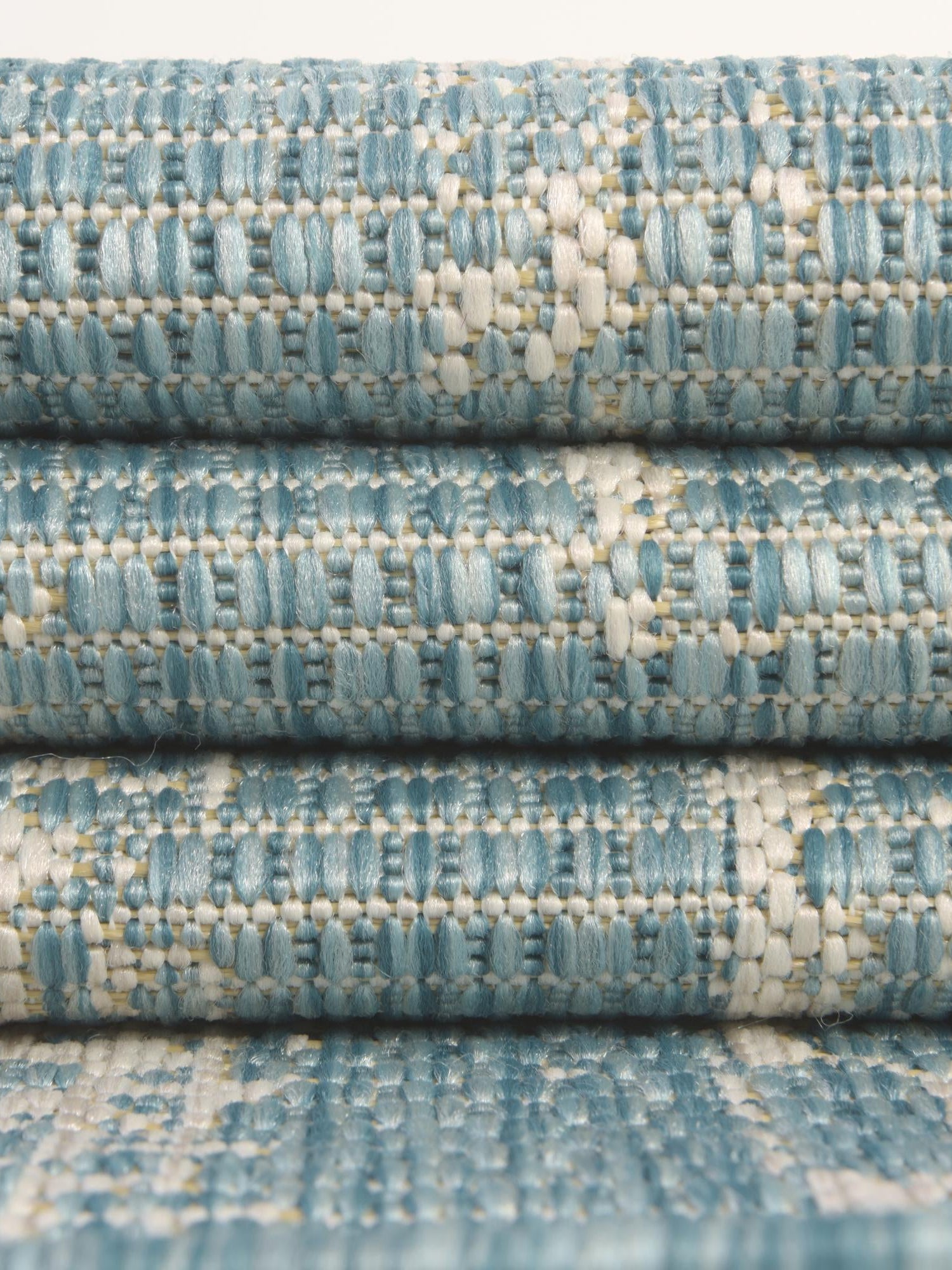 Light Aqua 9' x 12' Outdoor Bohemian Rectangle Area Rug Weather Resistant for Patio, Deck, Terrace, Balcony, Porch 100% Polypropylene Boho Carpet Mat for Sale at Rug Engine