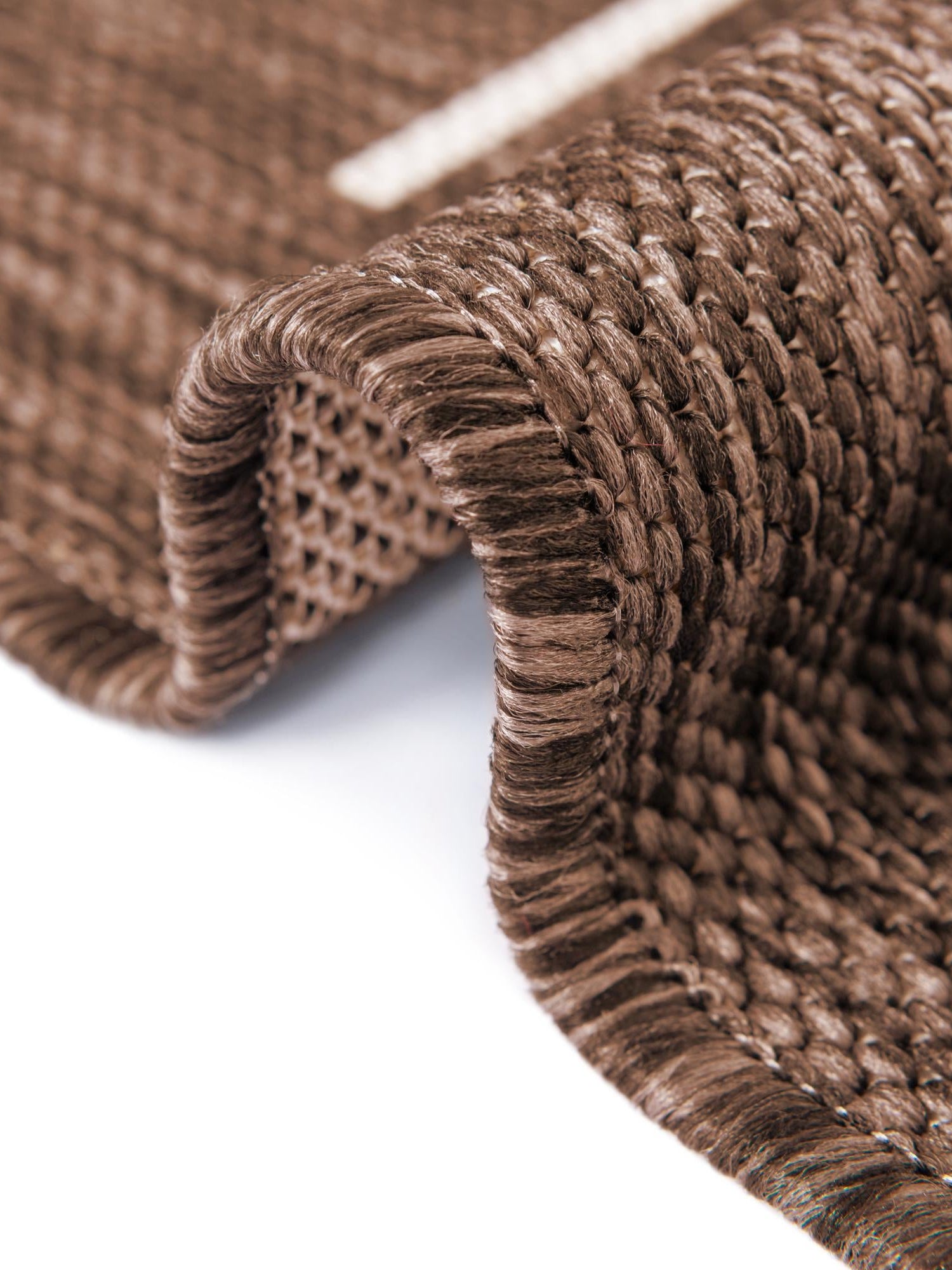 Brown 13' 1 x 13' 1 Outdoor Modern Round Area Rug Weather Resistant for Patio, Deck, Terrace, Balcony, Porch 100% Polypropylene Modern Outside Carpet for Sale at Rug Engine